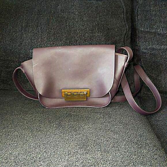Zac Posen Raisin‎ Eartha Iconic Accordion Crossbody Bag - Picture 1 of 6